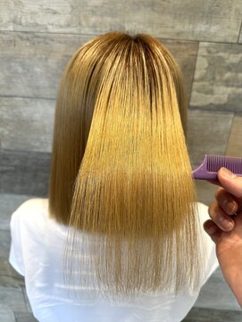 盛岡・岩手で【ブリーチ毛に縮毛矯正が出来る】数少ない美容師★