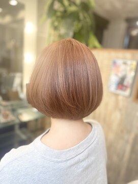 ヘアースタジオ ハーフバック 高尾店(HAIR STUDIO HALF BACKS×１/2) オレンジシフォンベージュ