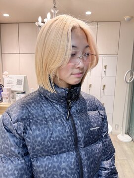 シエル バイ ケンジ 登戸 生田(CIEL by KENJE) ☆くびレイヤーイメチェンフルバング似合わせカットショート