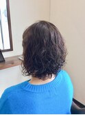 くせ毛を生かしたパーマ