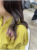 ピンクグラデーションインナーカラー