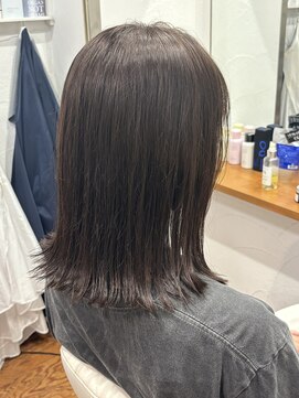 ヘアサロン リーフ(Hair Salon Leaf) 外ハネ切りっぱなし