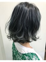 ナイン 麻布十番(NINE)&nbsp;グレージュ、ハイライト、ミディアム