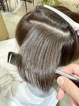 サロン シー(salon sea) 脱白髪染め 白髪ぼかし抗酸化カラー4