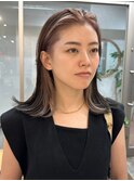 インナーカラーイヤリングカラーハイライトローライトブリーチ