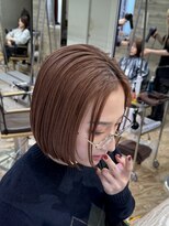 ヲタク(wotaku.)&nbsp;キャラメルミルクティーくすみベージュ透明感カラーハイトーン