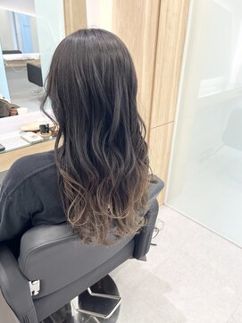 クシュ 本川越店(kusyu...) イメチェンホワイトブロンド外ハネボブ美髪ワイドバング韓国黒髪