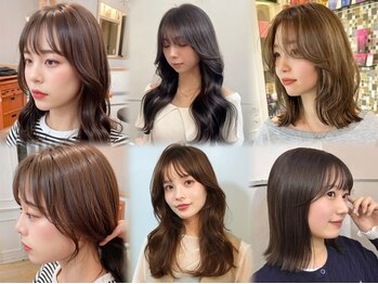 ネオリーブアイム 横浜西口店(Neolive aim)の写真/顔周りの繊細なカットで劇的変化!!韓国風レイヤーカット,ウルフカットも♪[横浜駅髪質改善/横浜駅学割U24]