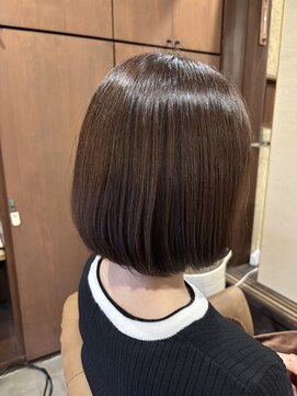 穀雨(Kokuu) ボブ×アッシュベージュ