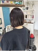 大人美人ナチュラルボブハイライトバレイヤージュ20代30代40代