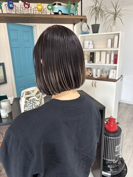 フォクシー(Foxy) 大人美人ナチュラルボブハイライトバレイヤージュ20代30代40代