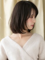 カバーヘアアンドスパ ブリス 浦和(COVER HAIR&SPA bliss)&nbsp;シースルーバング黒髪ワンカールAラインボブ309W浦和30代40代