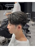 フェザーパーマ/毛流れパーマ/緩めパーマ/フェザーショート
