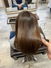 ダメージレスで自然な仕上がり！☆コスメストレート☆