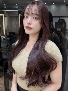 ロンドアヴァントゥス 池袋(Lond aventus) ラベンダーミルクティー/暗めカラー/レイヤーカット/韓国/池袋