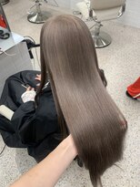 ペレ アネックス 大阪梅田茶屋町店(PELE ANNEX)&nbsp;ミディアムヘア/暗めカラー/グランマッシュ/梅田