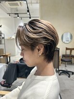 ビューバイネオリーブ 用賀店(Beau'r by neolive)&nbsp;韓国マッシュニュアンスパーマダークアッシュ《用賀》