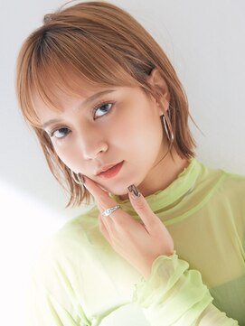 エトル バイ コムマティス 恵比寿駅前店(etre by comme Matisse) 小顔カット×透明感カラー[恵比寿駅/髪質改善/オリーブグレー]