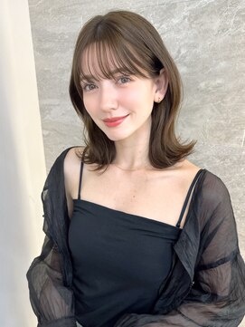 ロンドアヴァントゥス 池袋(Lond aventus) オリーブグレー/ボブ/顔周り/小顔/レイヤー/髪質改善/縮毛矯正