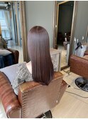 髪質改善・縮毛矯正でサラッとまとまるストレート 