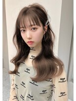 天神美容室&nbsp;【香月指名☆】韓国風巻き×マロンベージュ×レイヤー×学割