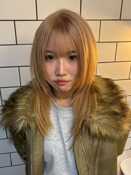 ベレーザ 渋谷(BELEZA) 17489抜きっぱなしブロンドフォックスカラーロングルーツカラー