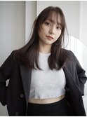 レイヤーカットウルフカットボブグレージュオリーブべージュ