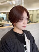 シュク 高円寺(SYUK)&nbsp;ハンサムショート/カシスブラウン/髪質改善【SYUK高円寺】kanna