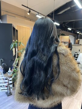 アリカ(arika) ブルーブラック ブリーチあり