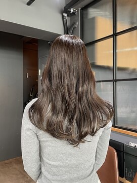 ロフティー 清澄白河(LOFTY) セミロングレイヤー/ダークブラウン/顔周り/巻き髪/清澄白河