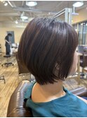 オーガニックカラー丸みショート