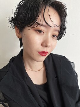 ロッソサンテ(rosso sante) ショートパーマ