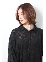 ヘアスタジオルース(HAIR STUDIO LUZ) 40代50代60代の大人ショート/白髪ぼかしハイライト/堀江/北堀江