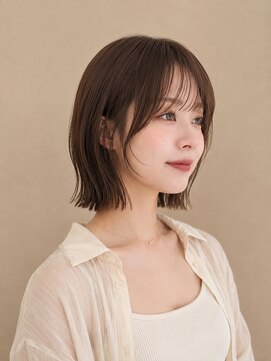 フォト 新宿(foto) くびれボブ/レイヤーボブ/ウォームベージュ