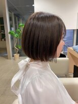 アール ヘアー デザイン(r hair design)&nbsp;小顔見せショートベージュカラーブリーチしない透明感カラー