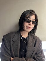 ブローチ 表参道(broocH) 地毛風カラー/パツっとボブ/ぱつっとボブ/ボブ/レイヤーボブ