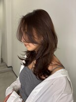 リト 四条 烏丸(riTo)&nbsp;海外レイヤー20代30代ブラウンカラーレイヤーカット髪質改善