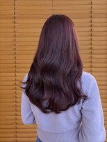 オーガニックエコ 川越(organic+eco)&nbsp;20代30代秋ゆる巻きロング/イルミナカラーラベンダー/髪質改善
