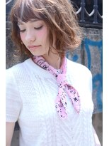 ミラバイグリーン(Mira by green)&nbsp;sheer cinnamon beige short Bob