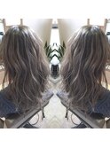 イルミナカラー × グレージュ シャドールーツ