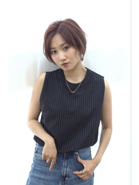 バグズ ヘアデザイン 桔梗が丘店(Baguz HAIR DESIGN) 大人可愛い★柔らかくて洗練されたショートボブ☆くせ毛ショート