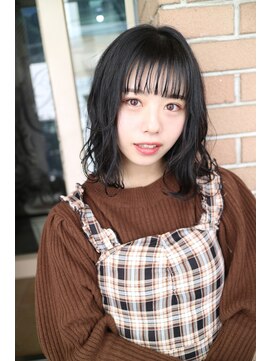 サロンドミルク 原宿(salon de MiLK) 【salon de MiLK 原宿】ふわふわウェーブ×ブルージュ