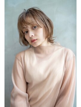 オースティン 門前仲町(AUSTIN) 前髪かき上げイメチェンイヤリングカラーラベンダーカラーくびれ