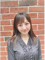 シェノン 梅田(CHAINON)&nbsp;マロンベージュ×Aラインボブ×似合わせ小顔前髪カット