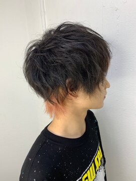 ワンズナゴヤ 名古屋栄店(ONE's NAGOYA) スペインカールスパイキーショートフェザーパーマブルーブラック