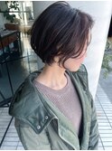 パーマで創るカール感が可愛いショート*