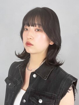 アイティー バイ アルバム 浦和店(IT by ALBUM) くびれミディアム_アースカラーくびれヘアツートンカラー_9213