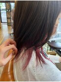 インナーカラー　RED