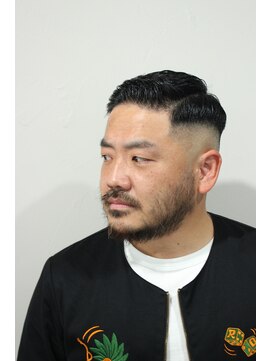 レンゲン(LENGEN) メンズかき上げニュアンスマッシュサイドパート韓国マッシュ