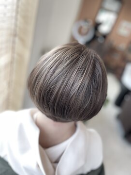 ヘアーサロン デペント(HAIR SALON Depend) セクションカラー　グレージュ